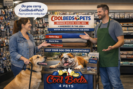 Ask Your Local Pet Store to Carry CoolBeds4Pets | Support Handmade USA Pet Products