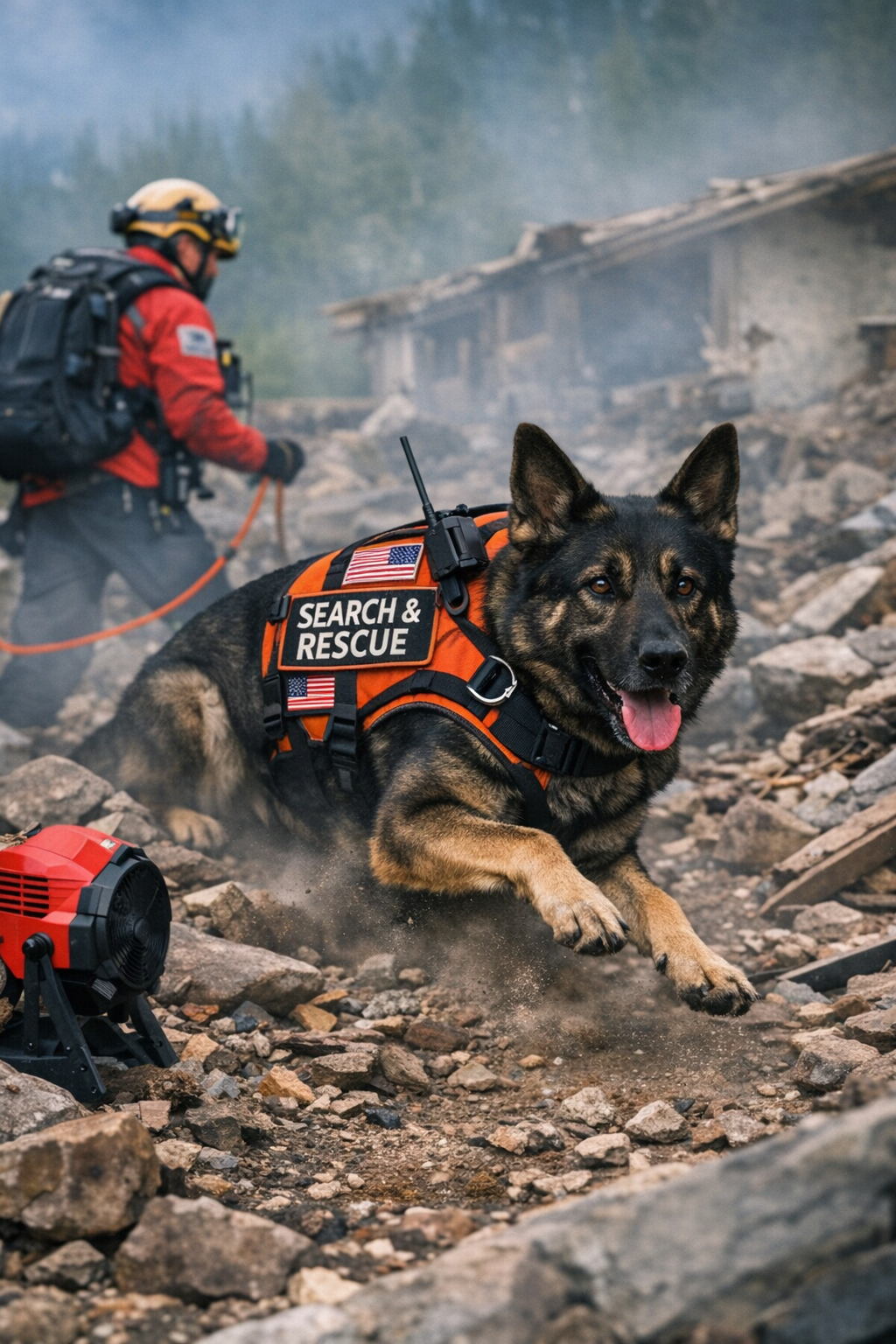 How Search and Rescue Dogs Stay Cool With CoolBeds4Pets | Rugged Deluxe Cooling Beds
