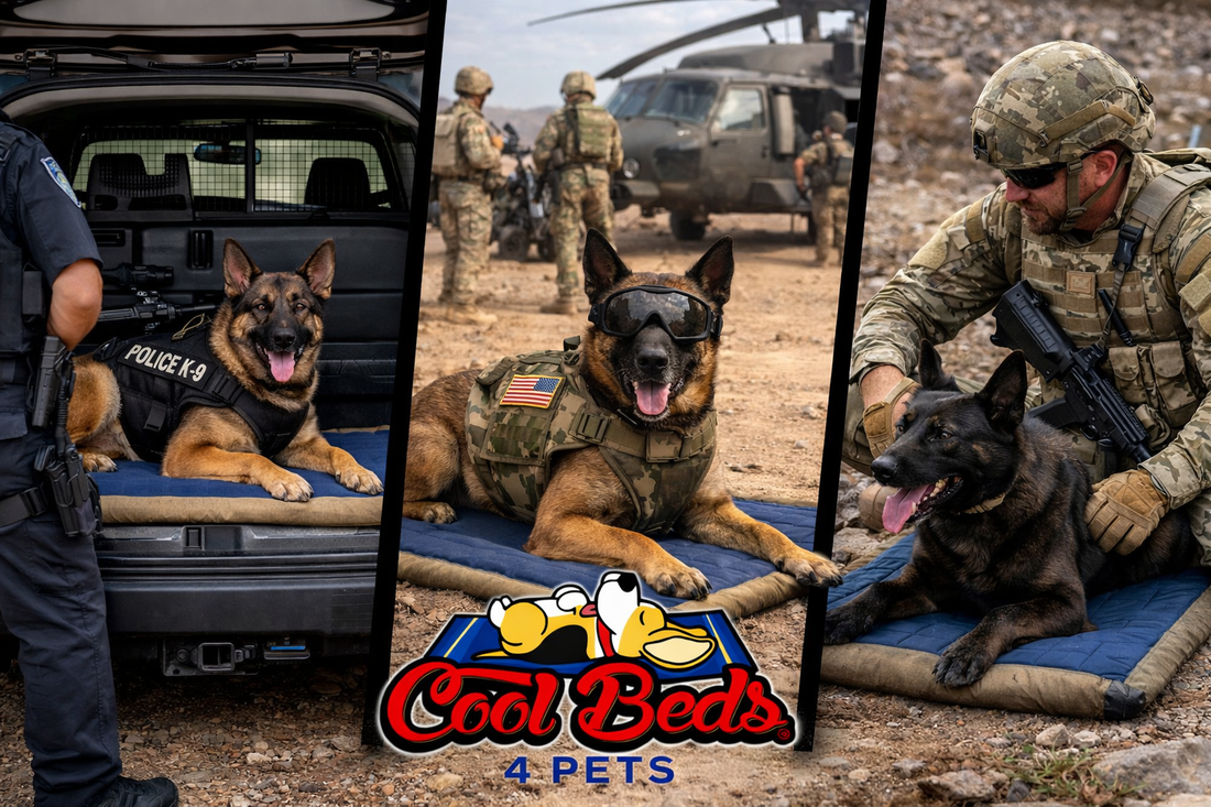 🐕🦺 Why CoolBeds4Pets Is the Ultimate Cooling Solution for Police & Military K9 Units
